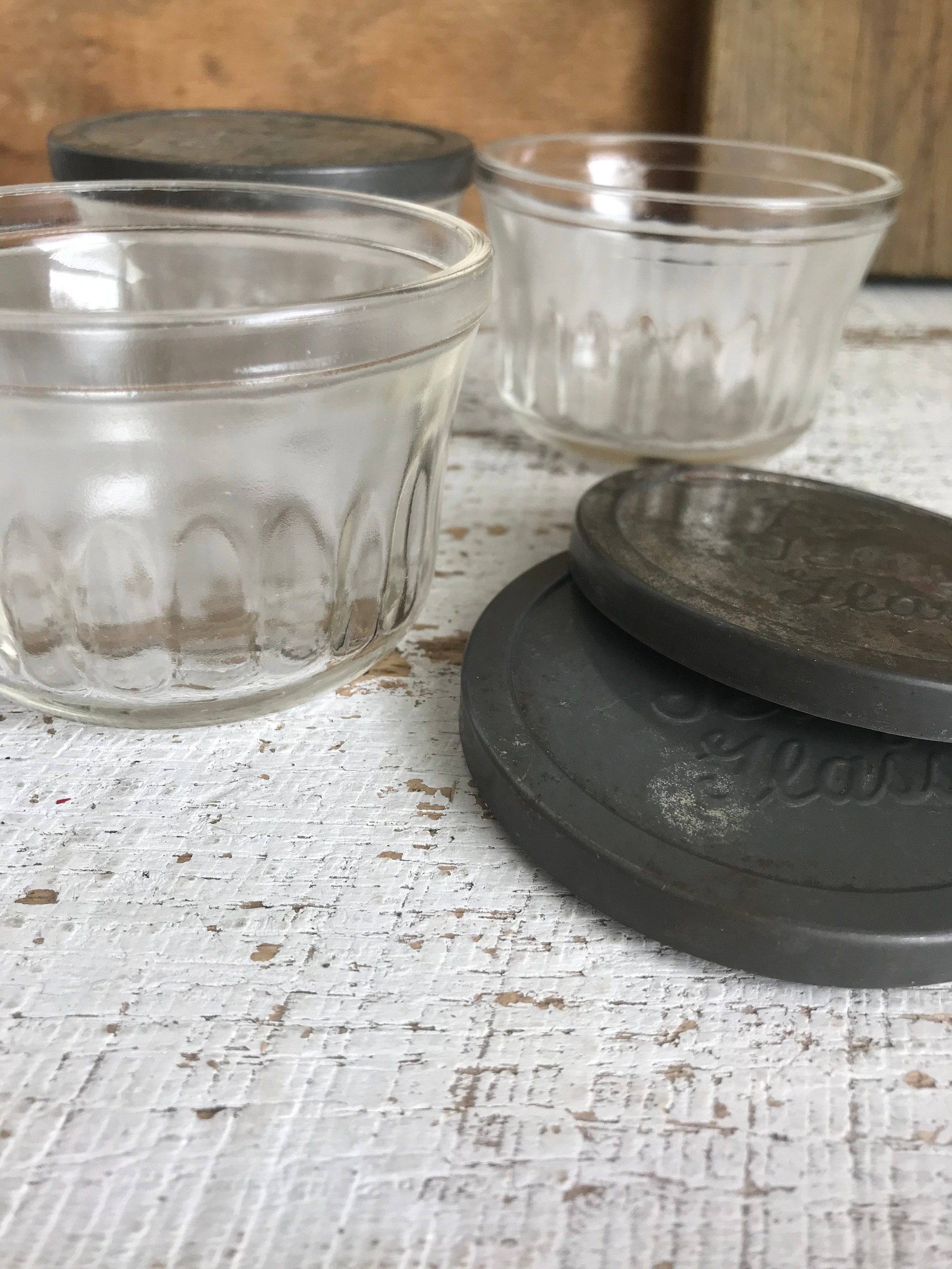 Set of 3 Vintage Ball Jelly Jars with Lids Etsy