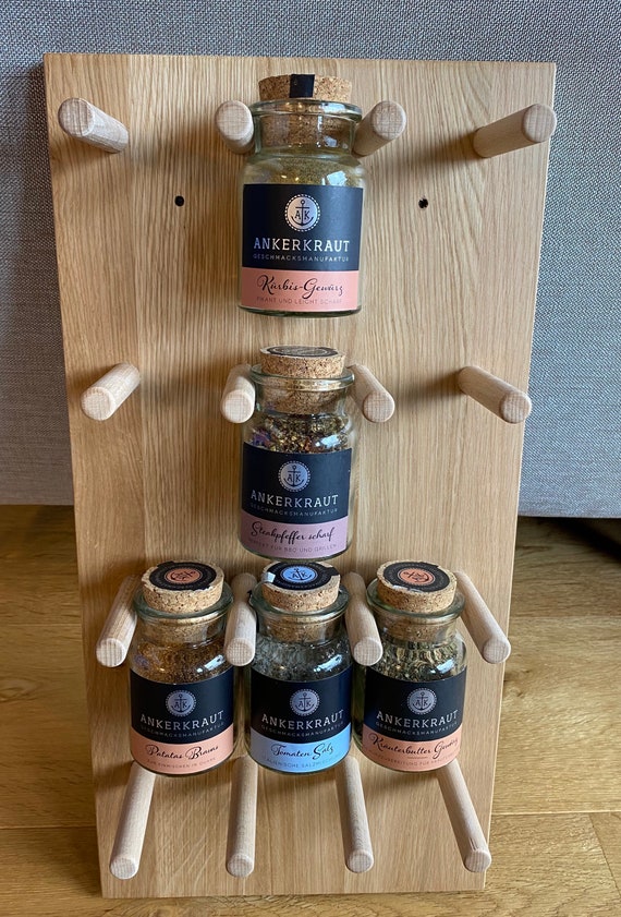 Spice Rack Made of Oak Suitable for ankerkraut & - Etsy