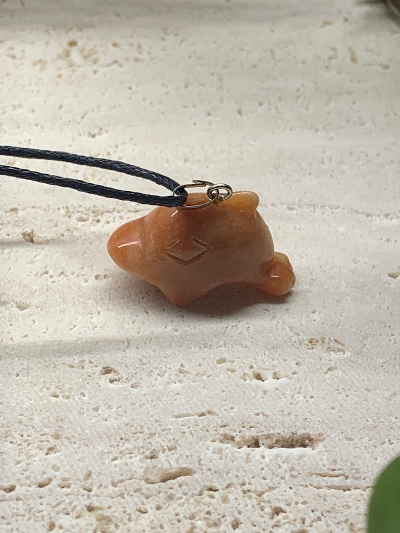 Dolphin Necklace Orange Jasper NCK-0895