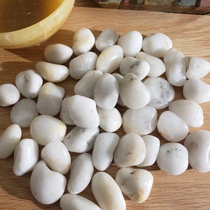 White Jade Polished Crystal Approx 3/4 1 | Etsy