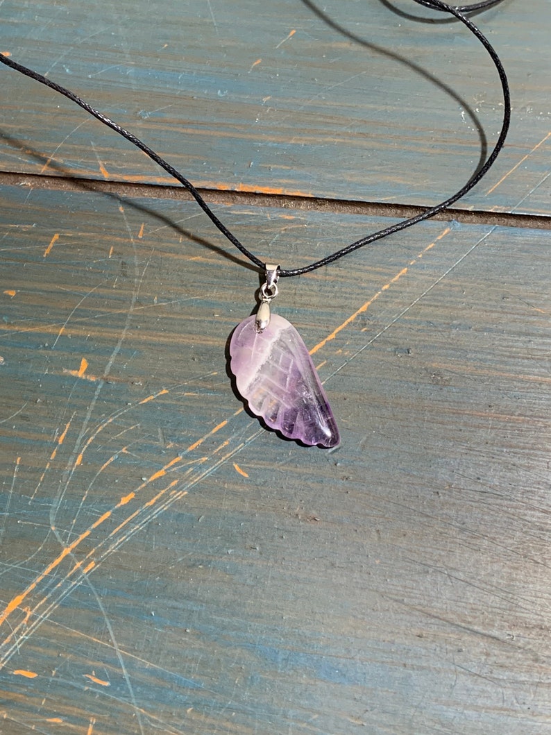 Amethyst Wing Necklace NCK-0182