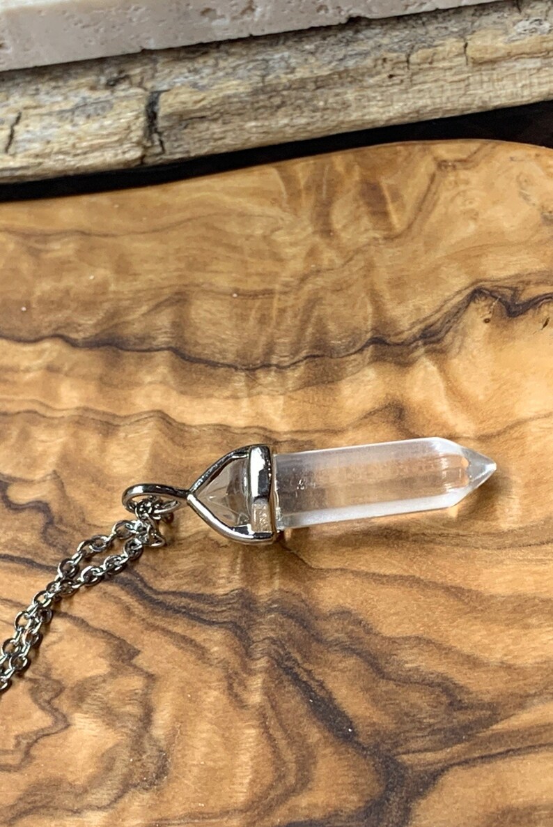 Clear Quartz Point Necklace NCK-0906