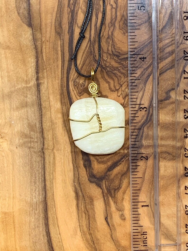 Yellow Calcite Necklace NCK-0007