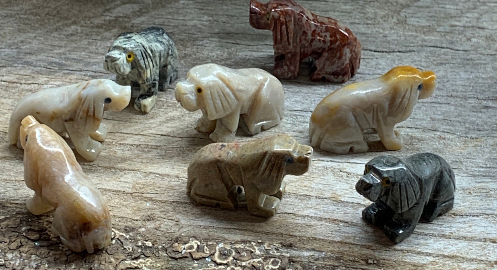 Dog Carved Soapstone Figurine FIG0170 Etsy