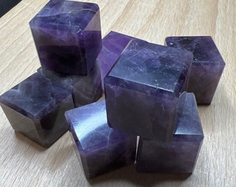 7mm Natural AMETHYST pyramid square cabochon 7mm amethyst square 7mm African amethyst fancy shape cut unique 7mm amethyst rare shape