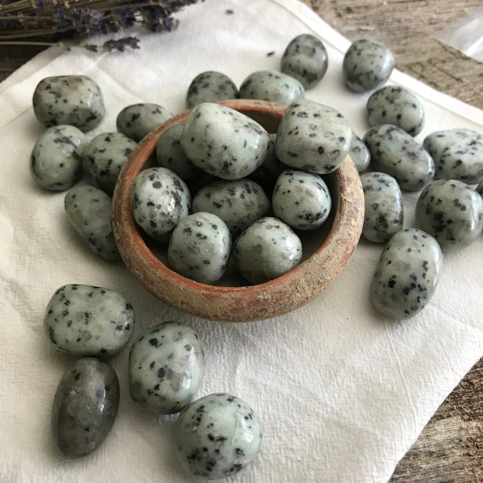 Kiwi Jasper Polished Tumbled Stone Approx 1 1/5 long Etsy