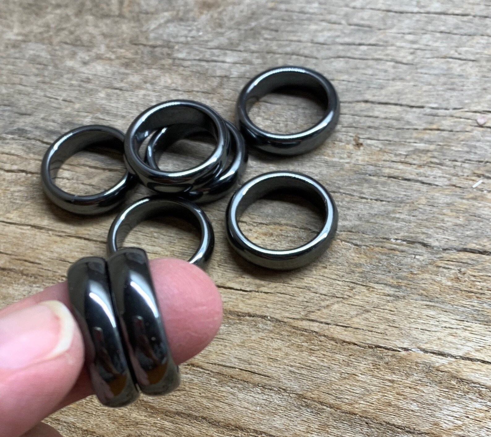 Hematite Ring Size 10 BIN-0139-10 | Etsy