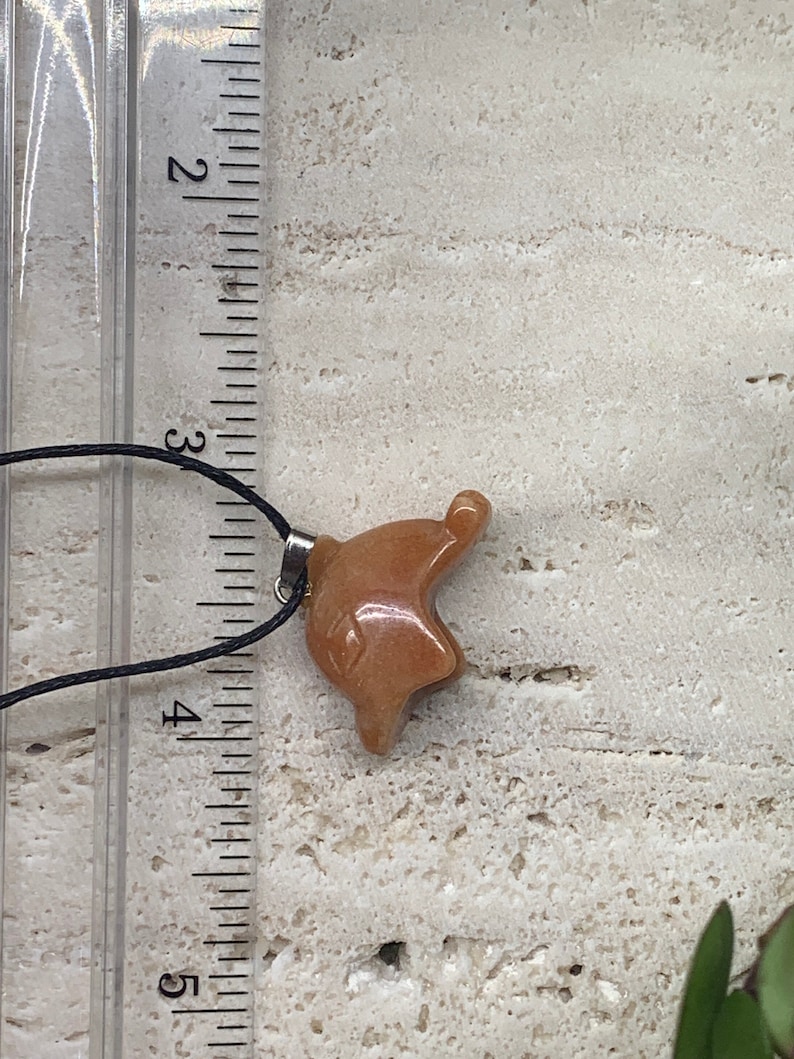 Dolphin Necklace Orange Jasper NCK-0895