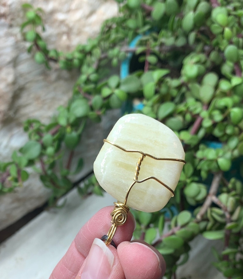 Yellow Calcite Necklace NCK-0007