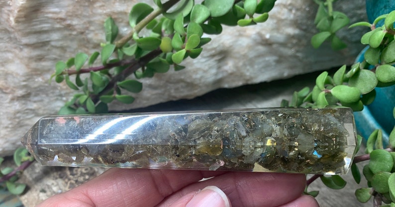 Labradorite Organite Obelisk ORG-0008
