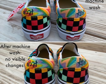 Washing Machine How To Clean Vans Checkerboard Slip On Restore