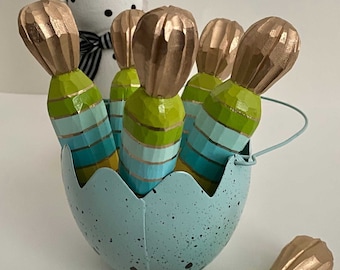 Rainbow carrots Ornaments