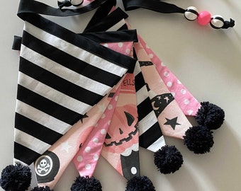 Halloween Witch Chic Fabric Banner