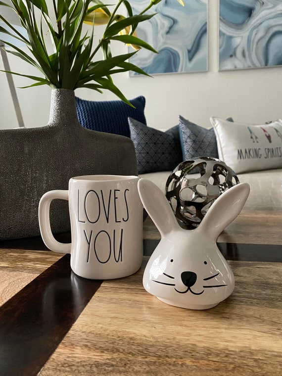 rae dunn bunny pillow