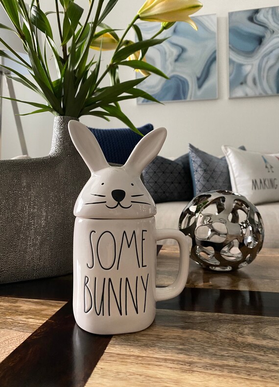 rae dunn bunny pillow