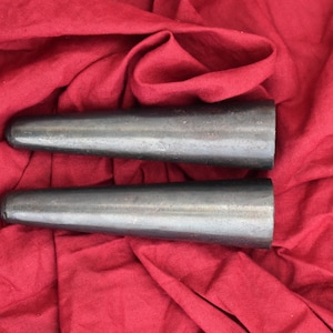 High Carbon Steel Spear Butt Cap Set Of 2