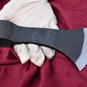 Hand Forged Medieval Viking Axe Head Best For Outdoor Camping.
