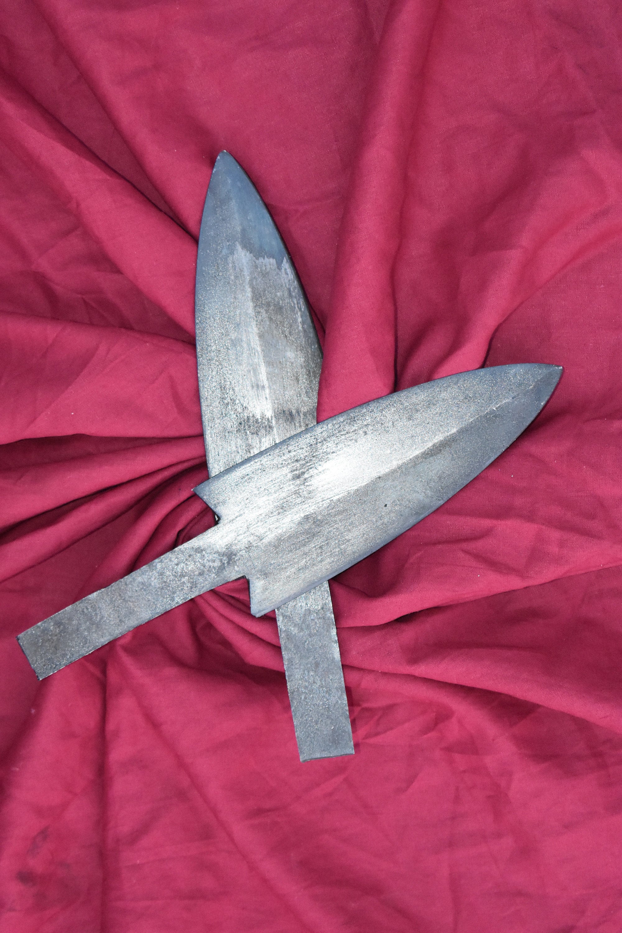 Bronze Age Spear Head, Javelins-Hand Forged Set Of 2