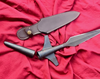 Hand Forged Medieval Spearhead.