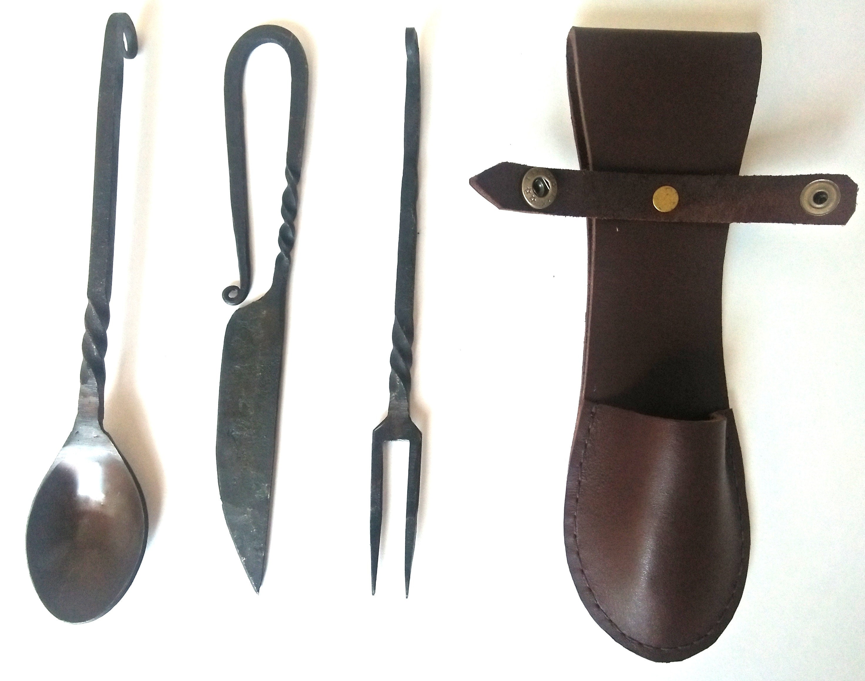 Medieval Cutlery Set Lot of 5 Set Hand Medieval Etsy