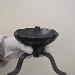 Medieval Iron Hand Forged Medieval Oil Lamp. Best Gift For Christmas, New year Etc.