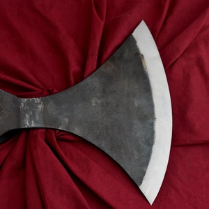 Large Size  Hand Forged Medieval Dane War Battle Axe Head.