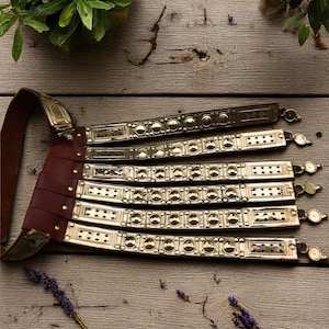 Hand crafted Medieval Roman belt. Adjustable Vintage Waist Belt for Men/Women  Renaissance Costume Accessory.