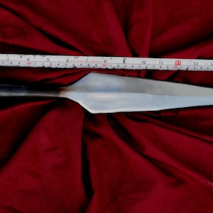 Hand Forged Medieval Half Polish spearhead.