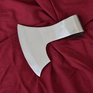 Medieval Viking Style High Carbon Steel Bearded Axe Blank Axe Heads Throwing Hatchet Camping Axe Head