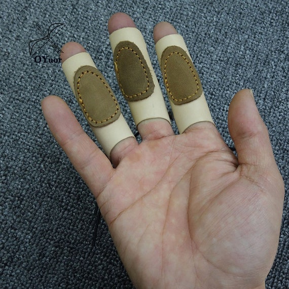 Archery Finger Protector,leather Finger Protector,adjustable