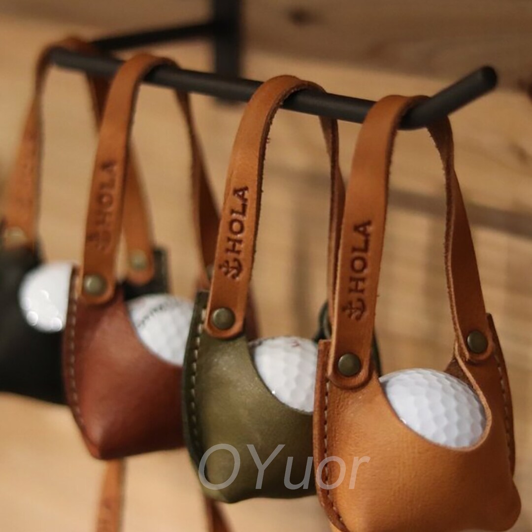 Leather Bag Golf Organizer Golf Accessories Portable Etsy