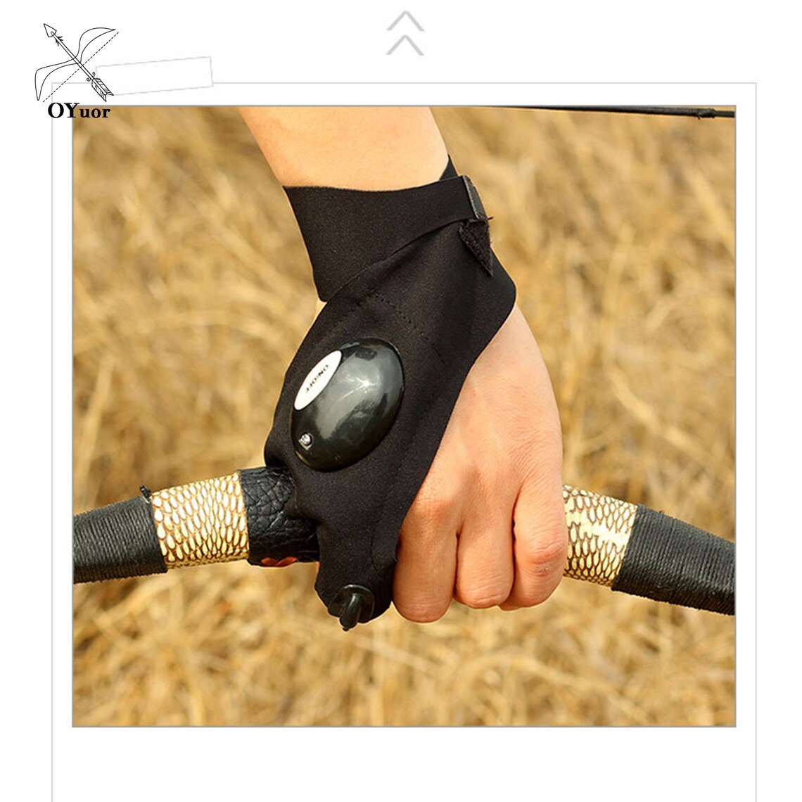 Archery Luminous Hand Guard With Light Archery Night Shooting Etsy