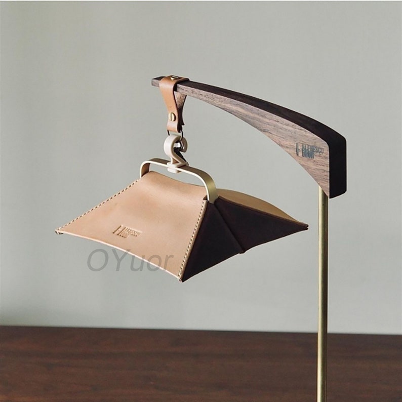 Square Lampshade Leather Lampshade Handmade Lampshade Etsy