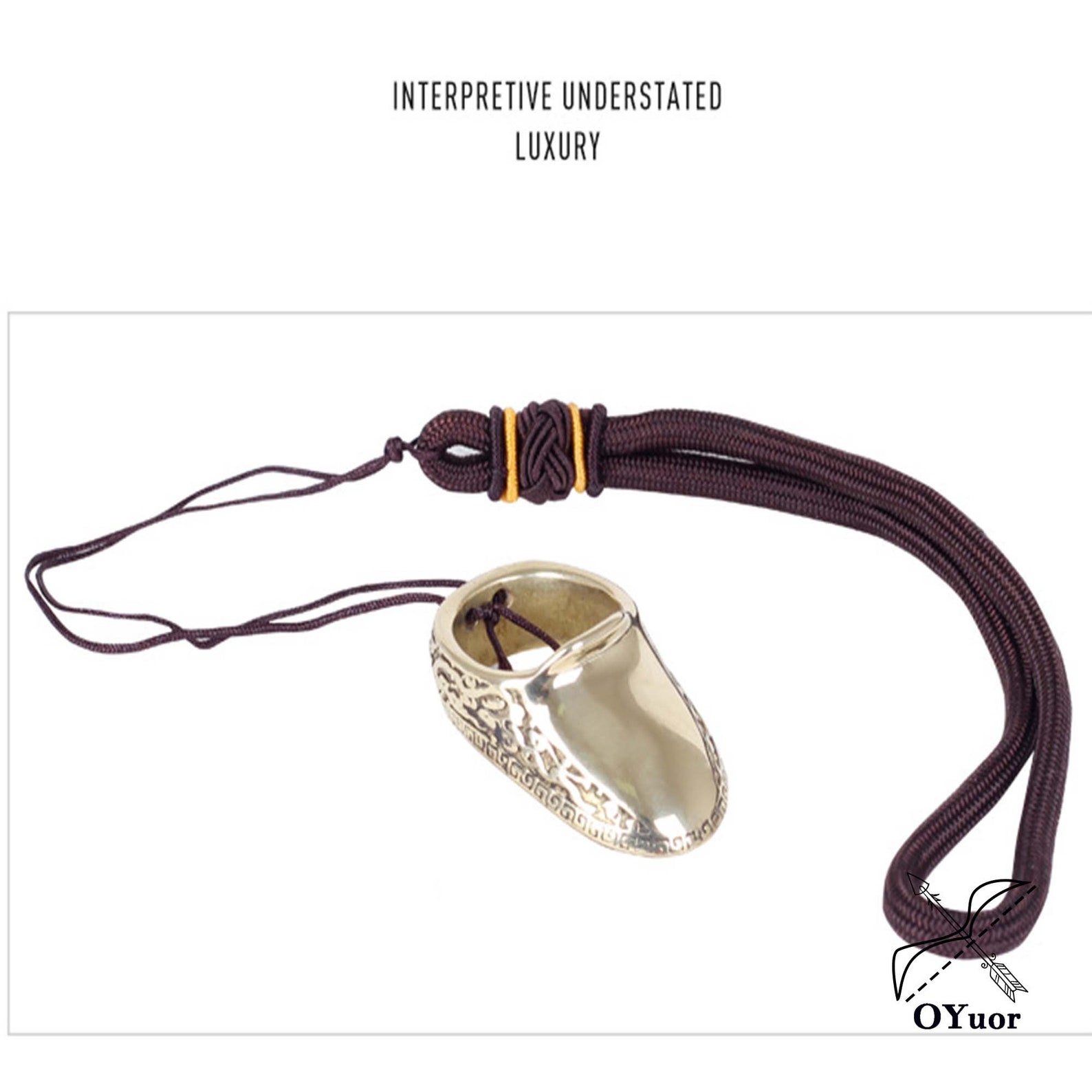 Brass Archery Ring Handmade Ring Traditional Handmade Thumb Etsy