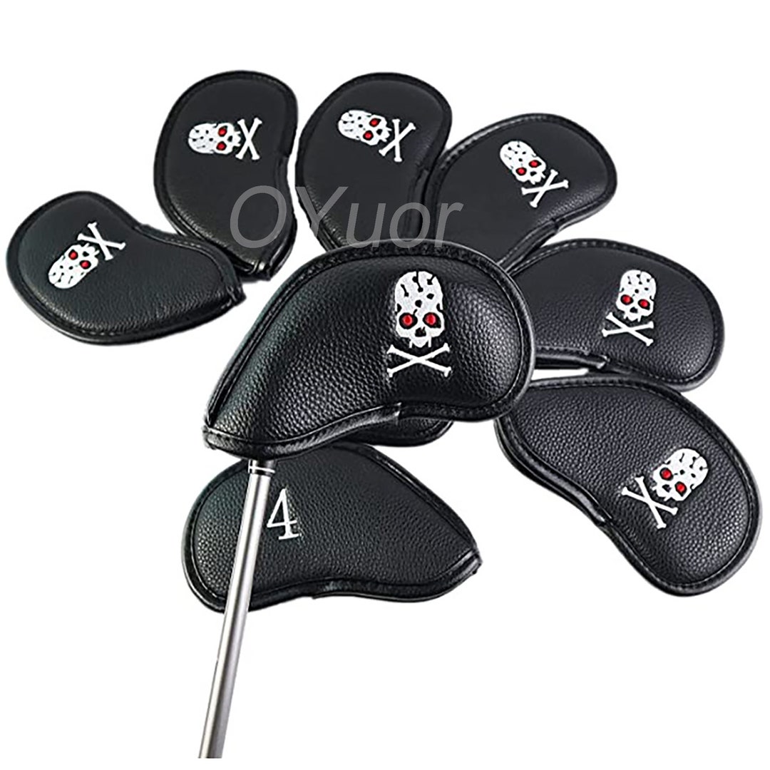 Skull Head Cover, Golf Club Cover, Golf Iron Cover, Golf Putter Head