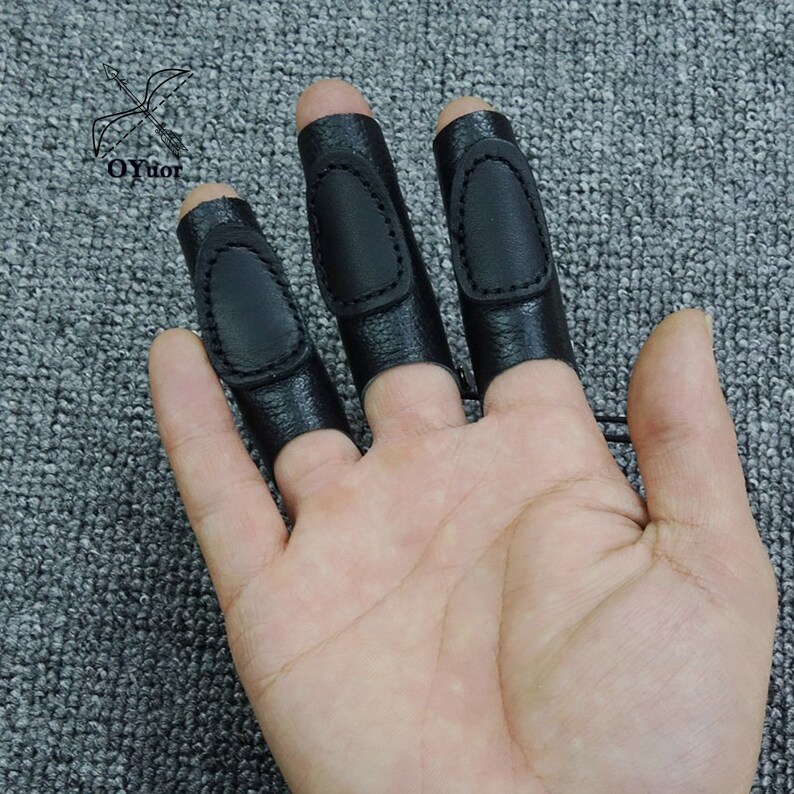 Archery Finger Protectorleather Finger Protectoradjustable Etsy