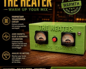 The Heater XLR: Analog Mixbus Enhancer, Harmonic Coloration