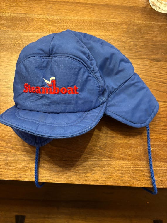 Steamboat CO Vintage Hat with Ear Flaps
