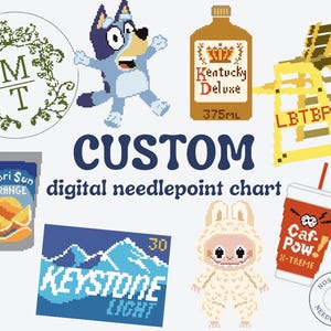 Custom Digital Needlepoint Ornament Chart