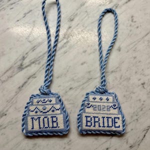 Bride Bag Charm Digital Needlepoint Chart - 18 Mesh image 4