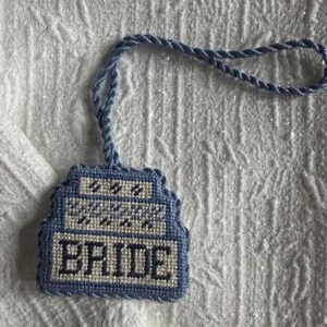 Bride Bag Charm Digital Needlepoint Chart - 18 Mesh image 3