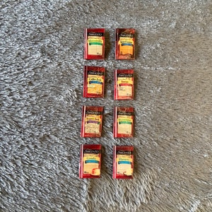 1/12 Scale Handmade Miniature Dollhouse Packages of Sliced Cheese