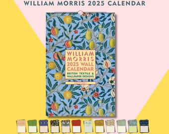 William Morris 2025 Wall Calendar