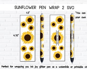 Free Free 169 Sunflower Pen Wrap Svg Free SVG PNG EPS DXF File