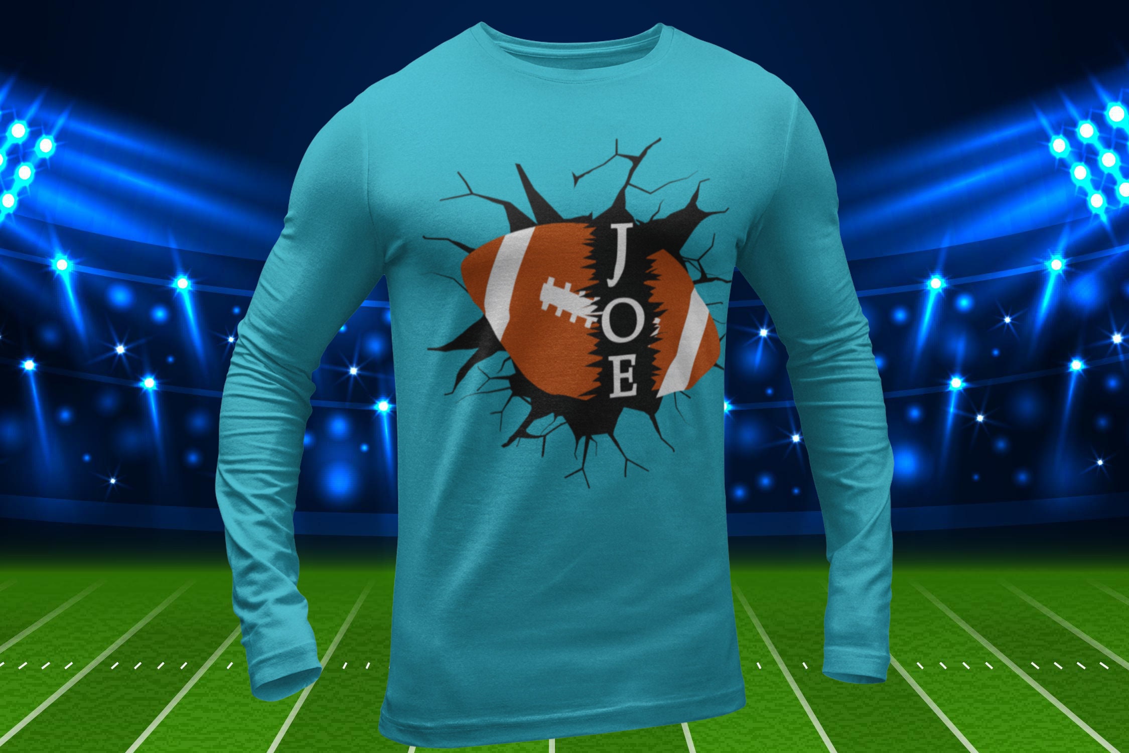 Name American Football Svg Football Decal Svg Football Shirt Etsy