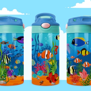 Kids Water Bottle 12 oz kid 20oz Sublimation Png birthday gift for Girl boy Skinny png,Sublimation Digital Download,flip top sippy cup