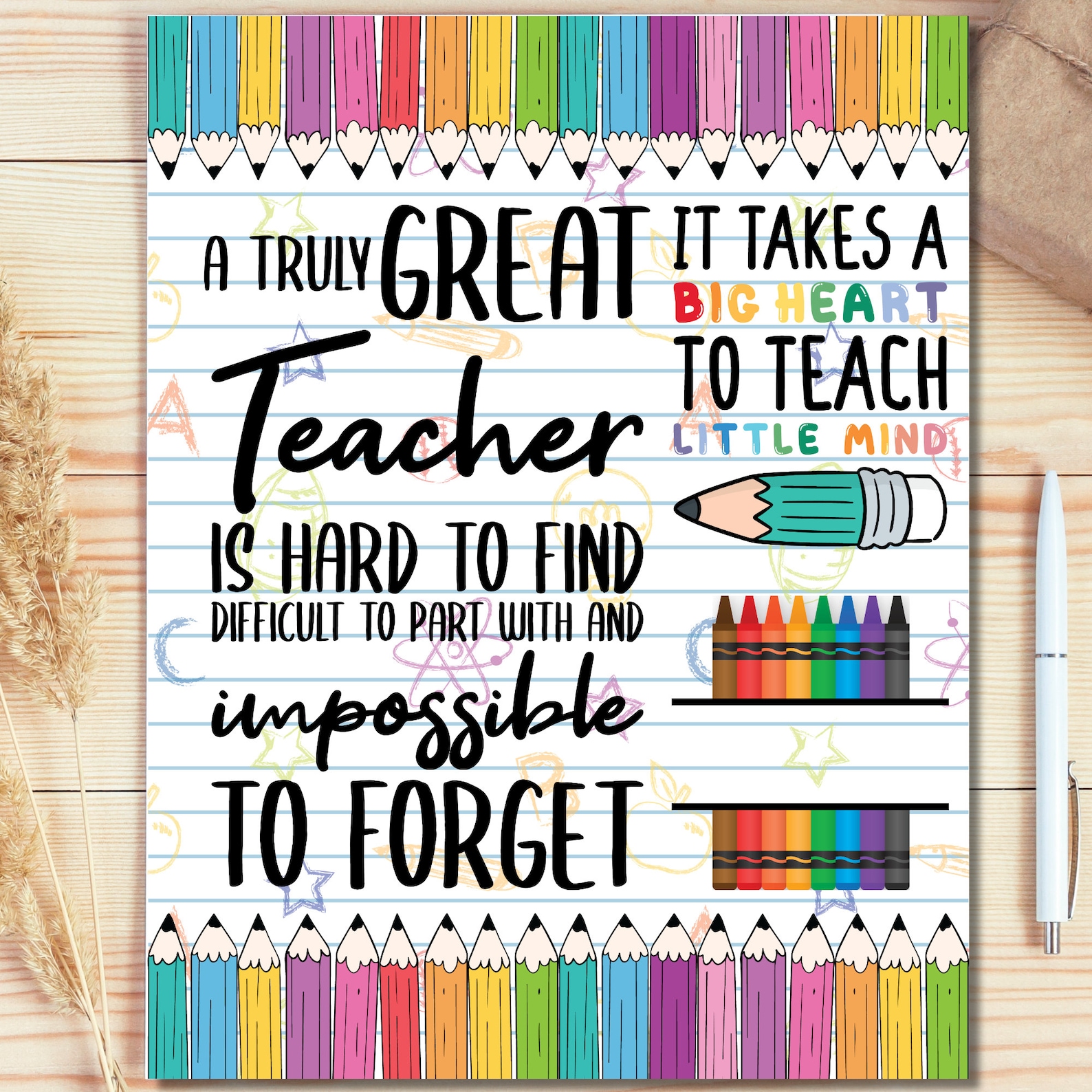 Teacher Book Cover 8.5 X 11 Inches Notebook Journal Cover - Etsy