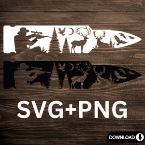 Bullet Hunting Deer svg | Hunting Life sign svg png | Adventure Bundle Deer Hunting Silhouette | Love Hunt PNG SVG Download
