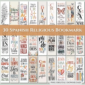 スペイン語聖書詩 30 節バンドル クリスティアナス ブックマーク (デジタル ダウンロード)