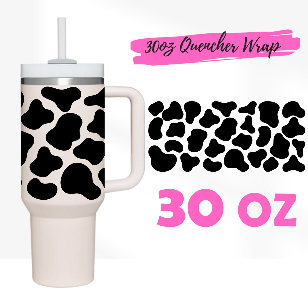 Cow Print Stanley Tumbler (READ DESCRIPTION) – Ambitious Mama Designs